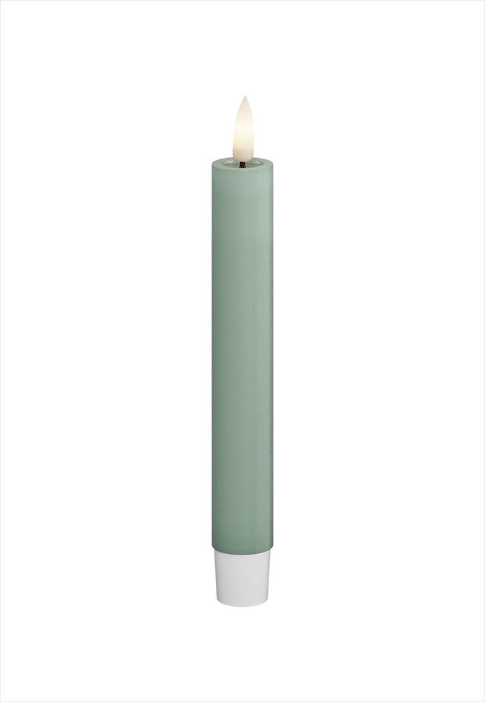 Deluxe Homeart LED Kronljus 2,2x15 cm Sage Green 2 - pack - Azalea Home