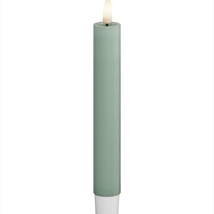 Deluxe Homeart LED Kronljus 2,2x15 cm Sage Green 2 - pack - Azalea Home