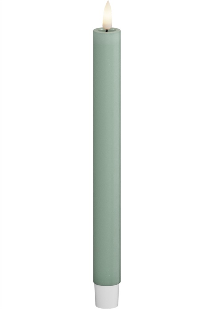 Deluxe Homeart LED Kronljus 2,2x24 cm Sage Green 2 - pack - Azalea Home