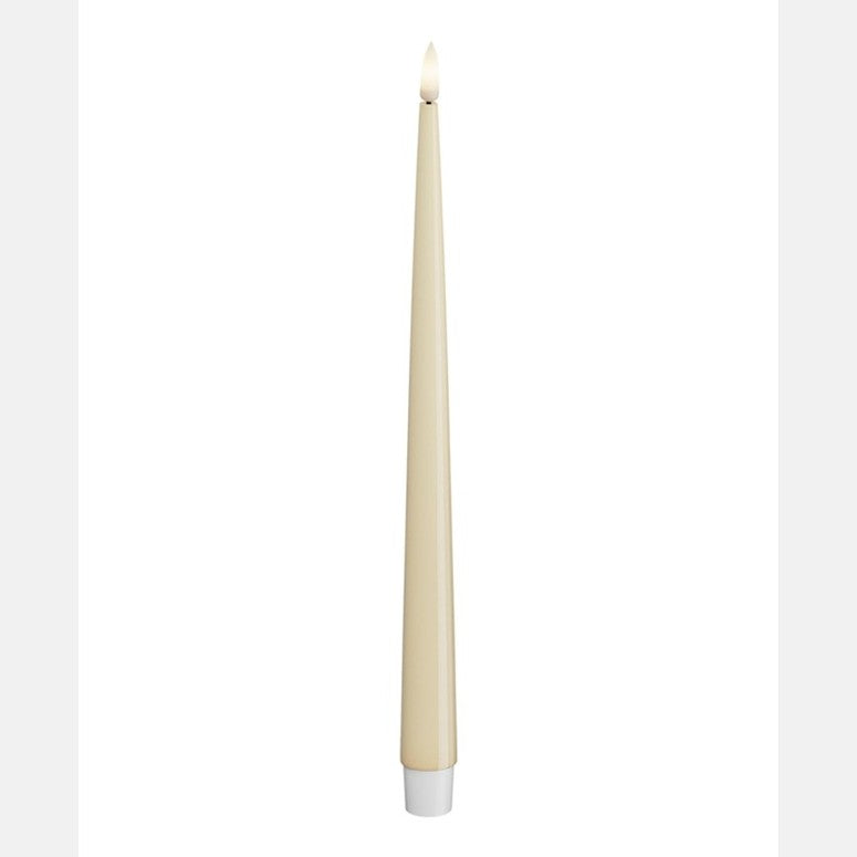 Deluxe Homeart LED Kronljus Shiny 2,2x28 cm Cream 2 - pack - Azalea Home