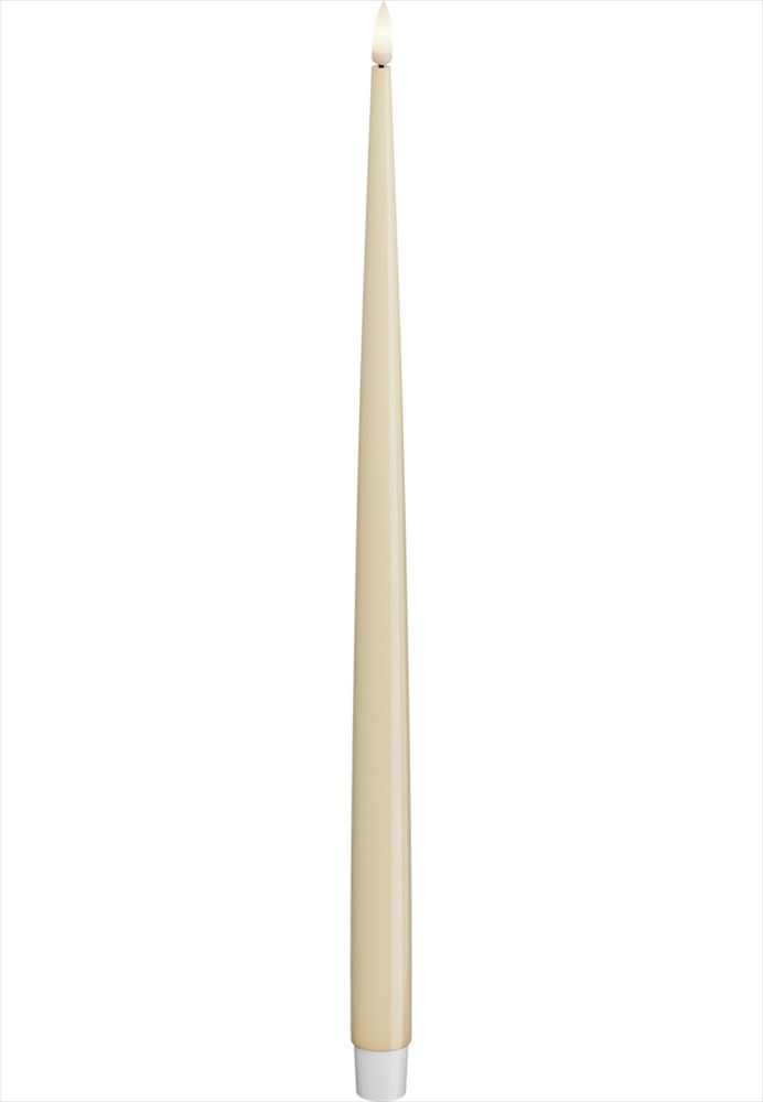 Deluxe Homeart LED Kronljus Shiny 2,2x38 cm Cream 2 - pack - Azalea Home