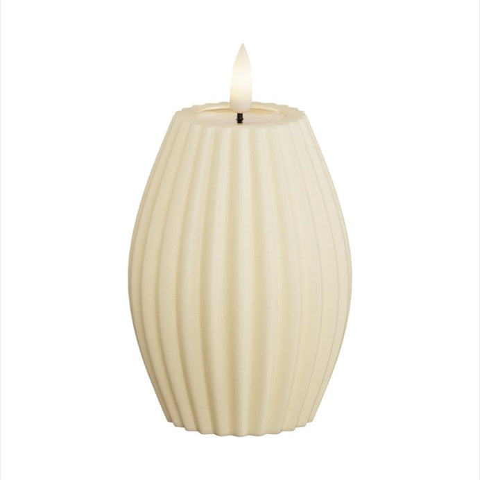 Deluxe Homeart LED Ljus Stripe Cream 7,5x10 cm - Azalea Home
