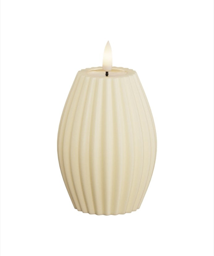 Deluxe Homeart LED Ljus Stripe Cream 7,5x10 cm - Azalea Home