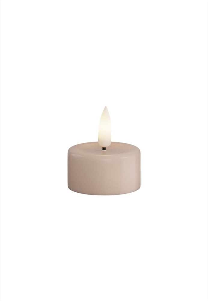 Deluxe Homeart LED Värmeljus 4x4,5 cm Rosa 2 - pack - Azalea Home