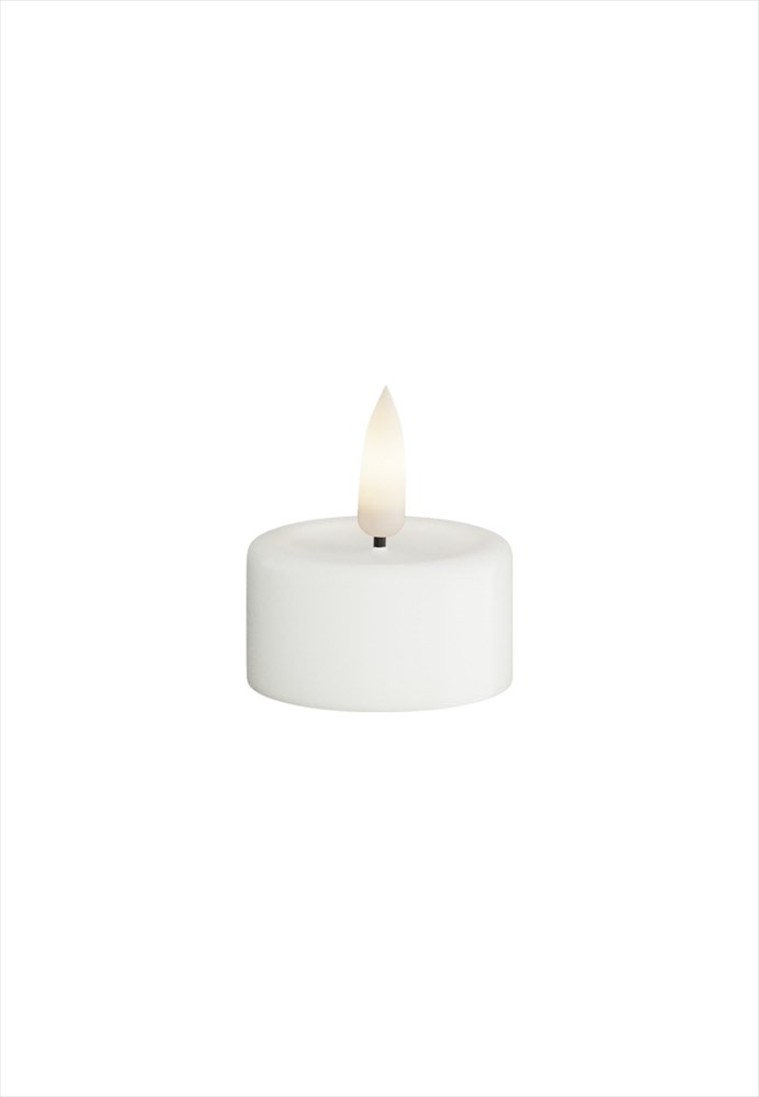 Deluxe Homeart LED Värmeljus 4x4,5 cm Vit 2 - pack - Azalea Home