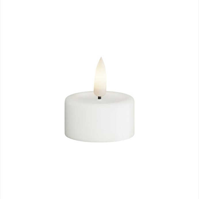 Deluxe Homeart LED Värmeljus 4x4,5 cm Vit 2 - pack - Azalea Home