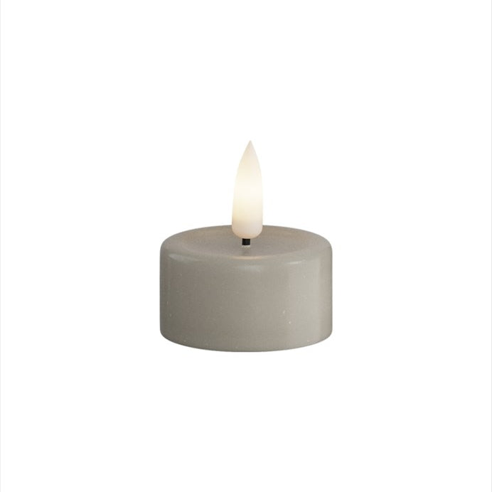 Deluxe Homeart LED Värmeljus 6x4,5 cm Sand 2 - pack - Azalea Home