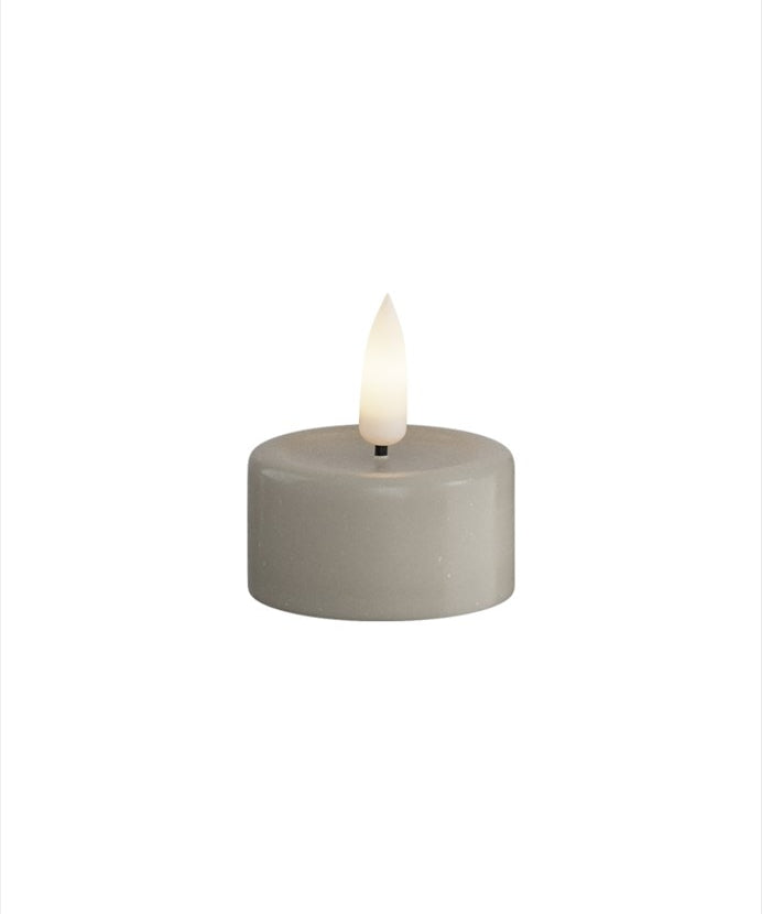 Deluxe Homeart LED Värmeljus 6x4,5 cm Sand 2 - pack - Azalea Home
