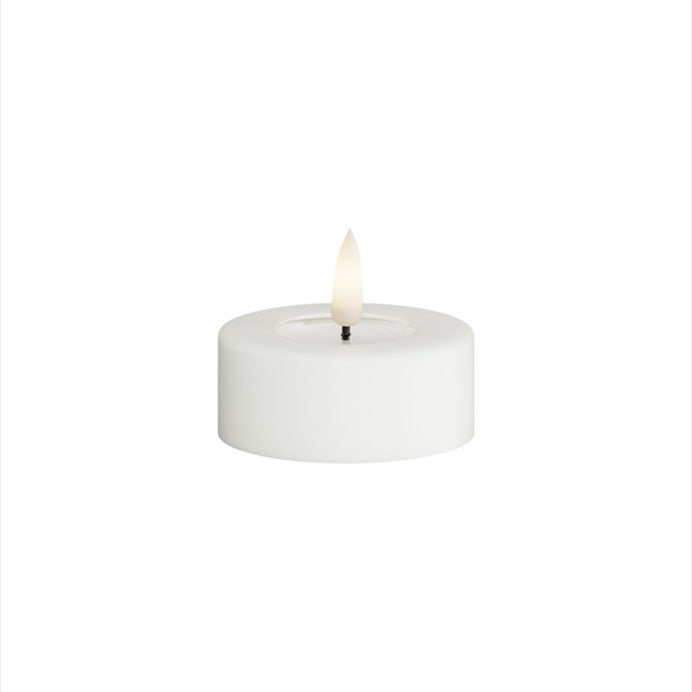 Deluxe Homeart LED Värmeljus 6x4,5 cm Vit 2 - pack - Azalea Home