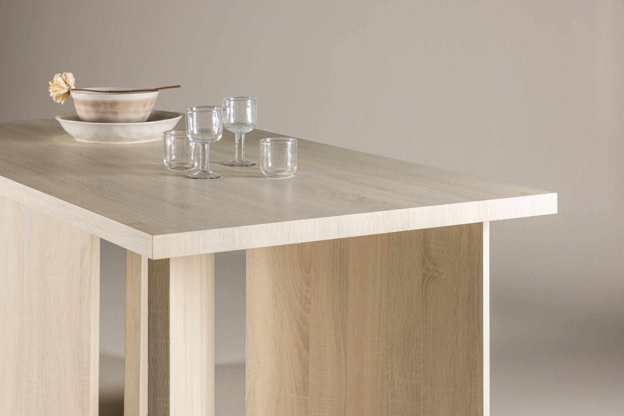 Bassholmen Matbord 90x180, Natur