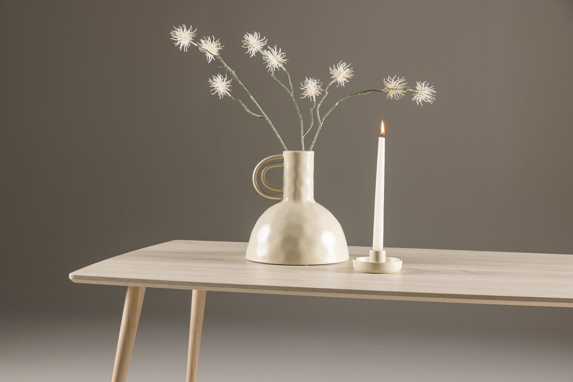 Plaza Soffbord, Beige