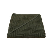 Badhandduk Zigzag, Mörkgrön
