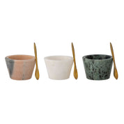 Rosamynthe Saltskålar Marmor, 3-Pack