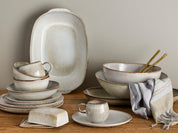 Sandrine Servis Set 12 Delar, Natur