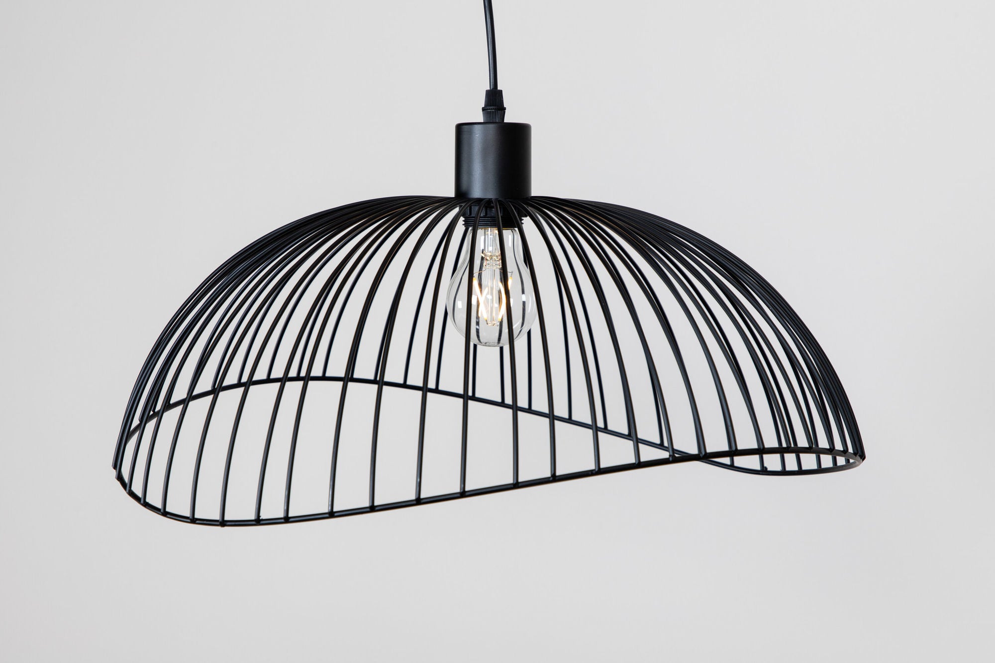 Ivar Taklampa 48cm, Svart