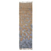 Vikka Gångmatta Jute 75x245, Blå