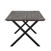 Maldon Matbord Ek 95x200, Brun