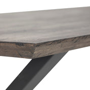 Maldon Matbord Ek 95x200, Brun