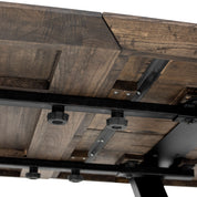 Maldon Matbord Ek 95x200, Brun