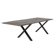 Maldon Matbord Ek 95x200, Brun