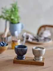 Inesa Salt- & Pepparskål, Marmor