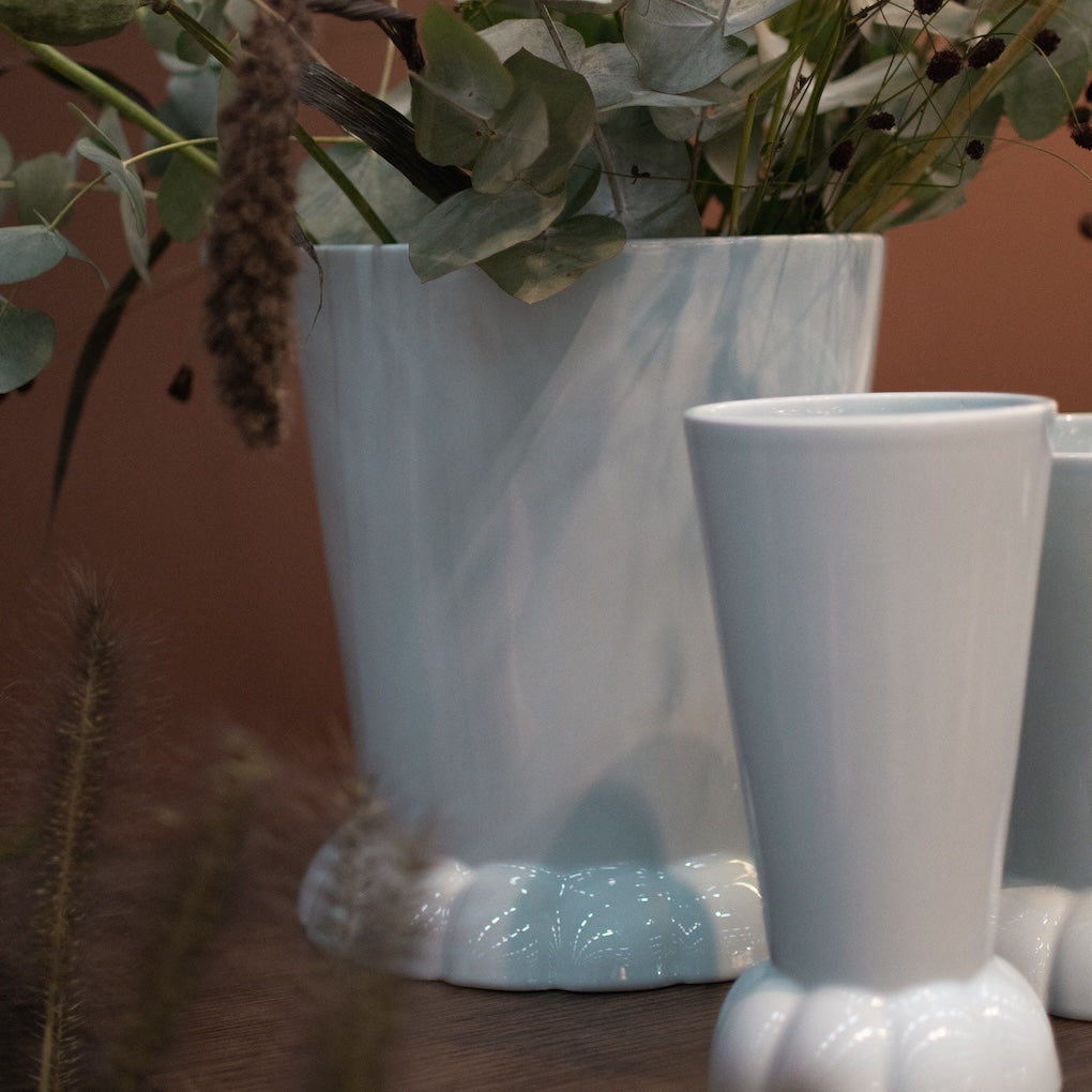 FLORA Kruka Large Ø25, Light Blue