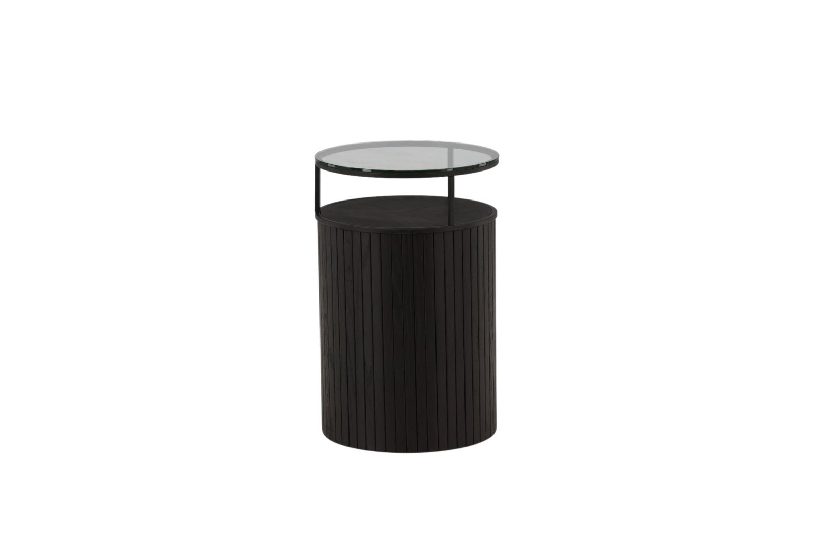 Furniture Fashion Bovall Sidobord Ø37, Svart - Azalea Home