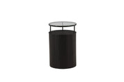 Furniture Fashion Bovall Sidobord Ø37, Svart - Azalea Home