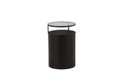 Furniture Fashion Bovall Sidobord Ø37, Svart - Azalea Home