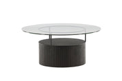 Furniture Fashion Bovall Soffbord Ø90, Svart - Azalea Home