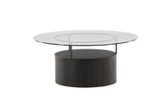 Furniture Fashion Bovall Soffbord Ø90, Svart - Azalea Home
