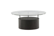 Furniture Fashion Bovall Soffbord Ø90, Svart - Azalea Home
