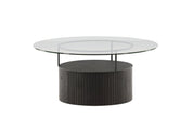 Furniture Fashion Bovall Soffbord Ø90, Svart - Azalea Home