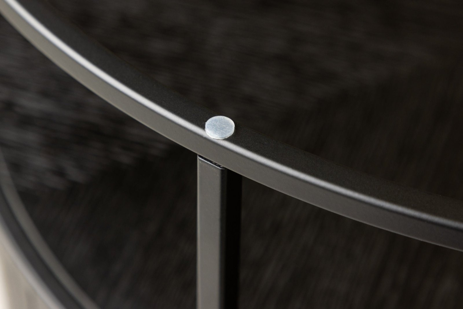 Furniture Fashion Bovall Soffbord Ø90, Svart - Azalea Home