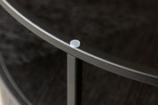 Furniture Fashion Bovall Soffbord Ø90, Svart - Azalea Home