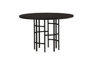 Furniture Fashion Copenhagen Matbord Ø115, Svart - Azalea Home