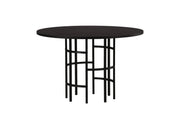 Furniture Fashion Copenhagen Matbord Ø115, Svart - Azalea Home