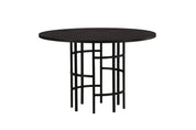 Furniture Fashion Copenhagen Matbord Ø115, Svart - Azalea Home