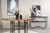 Furniture Fashion Copenhagen Matbord Ø140, Brun - Azalea Home