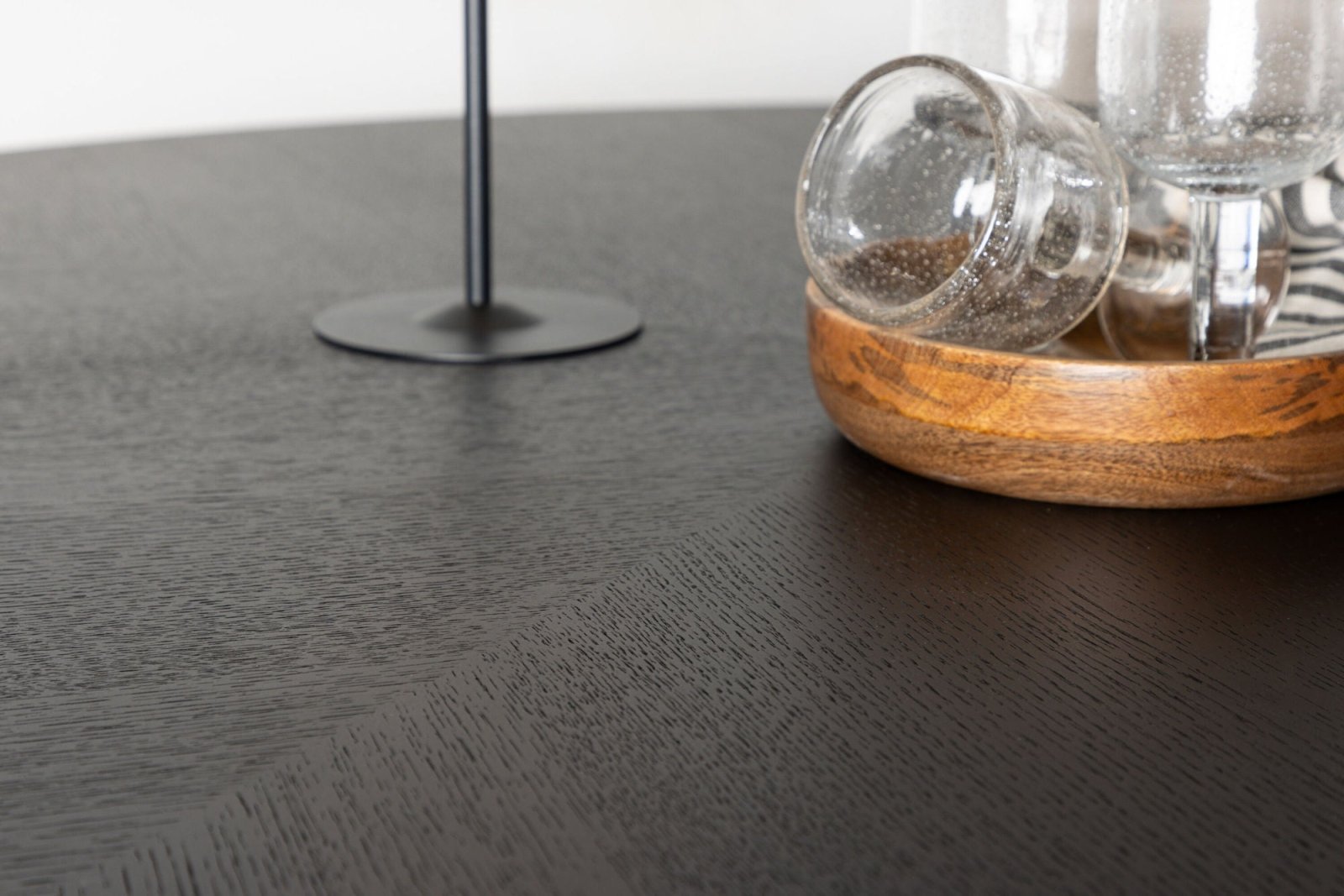 Furniture Fashion Copenhagen Matbord Ø140, Svart - Azalea Home