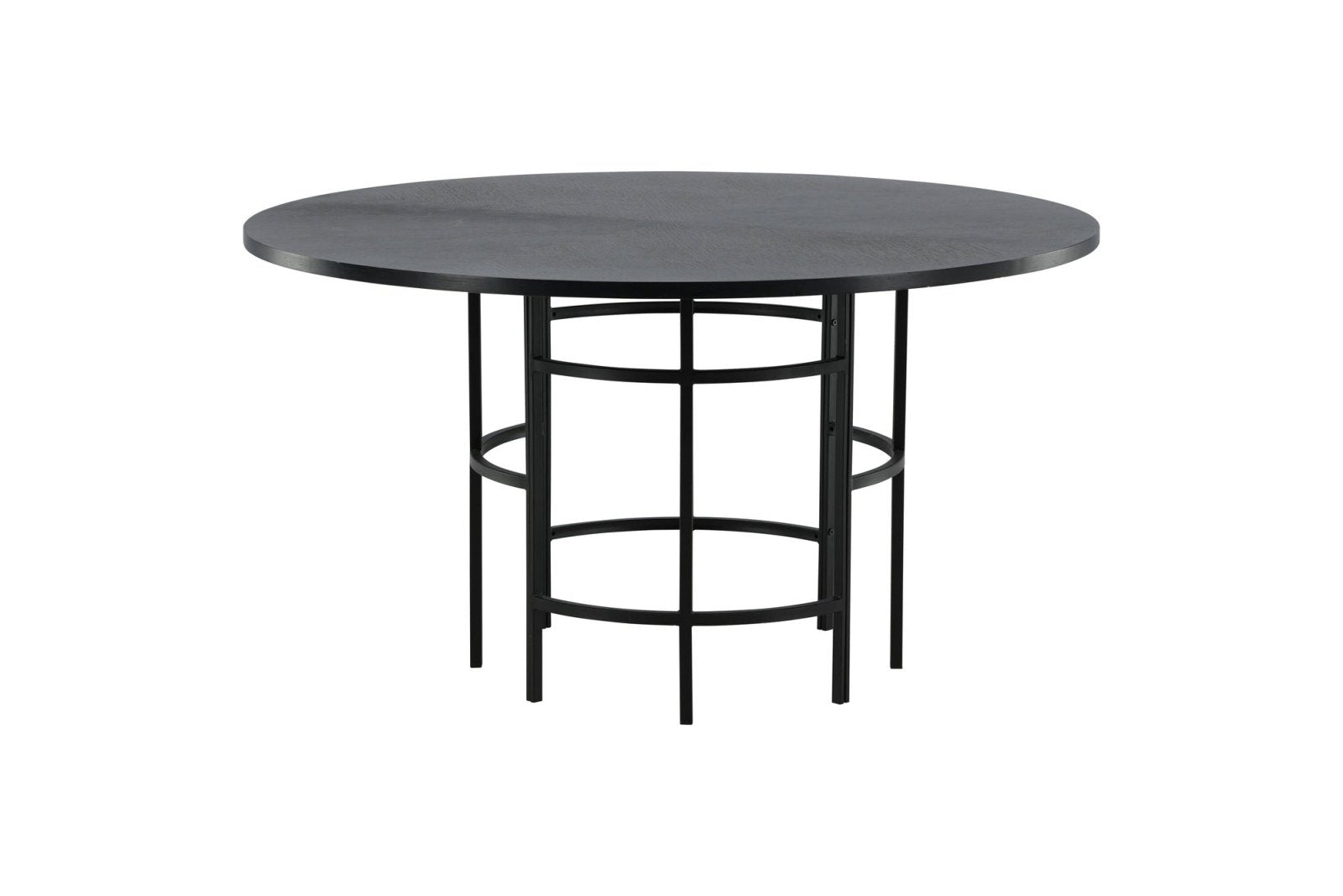 Furniture Fashion Copenhagen Matbord Ø140, Svart - Azalea Home