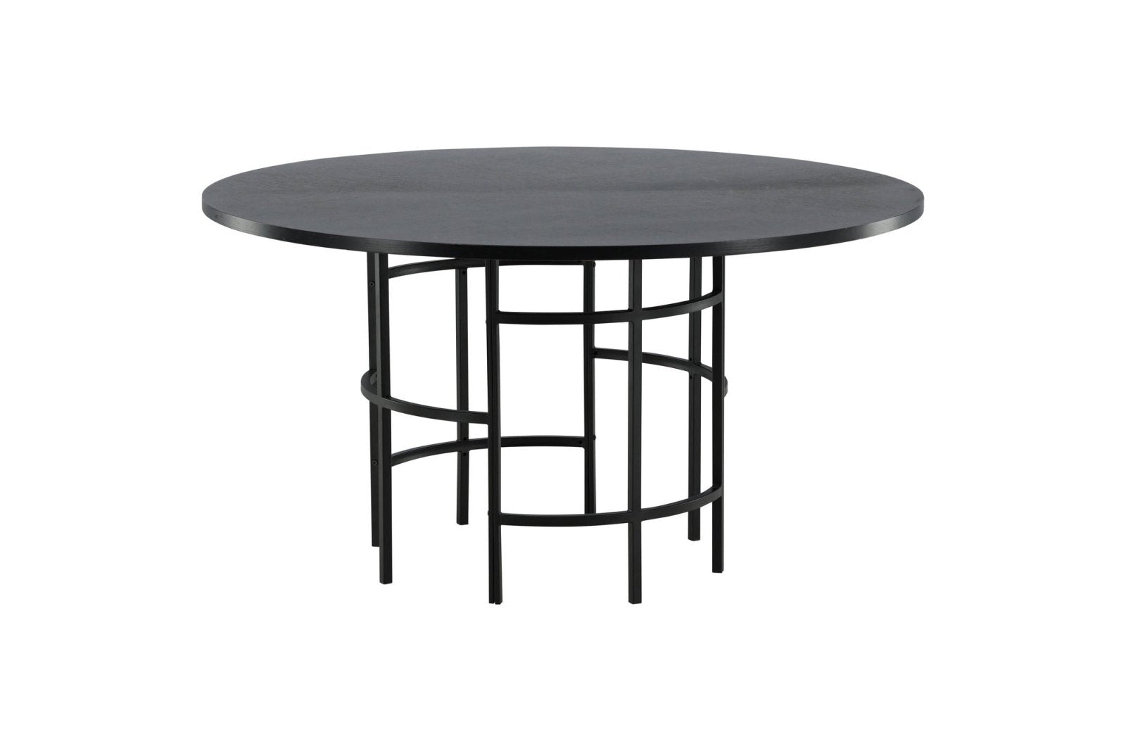 Furniture Fashion Copenhagen Matbord Ø140, Svart - Azalea Home