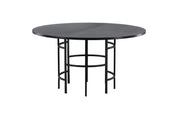 Furniture Fashion Copenhagen Matbord Ø140, Svart - Azalea Home