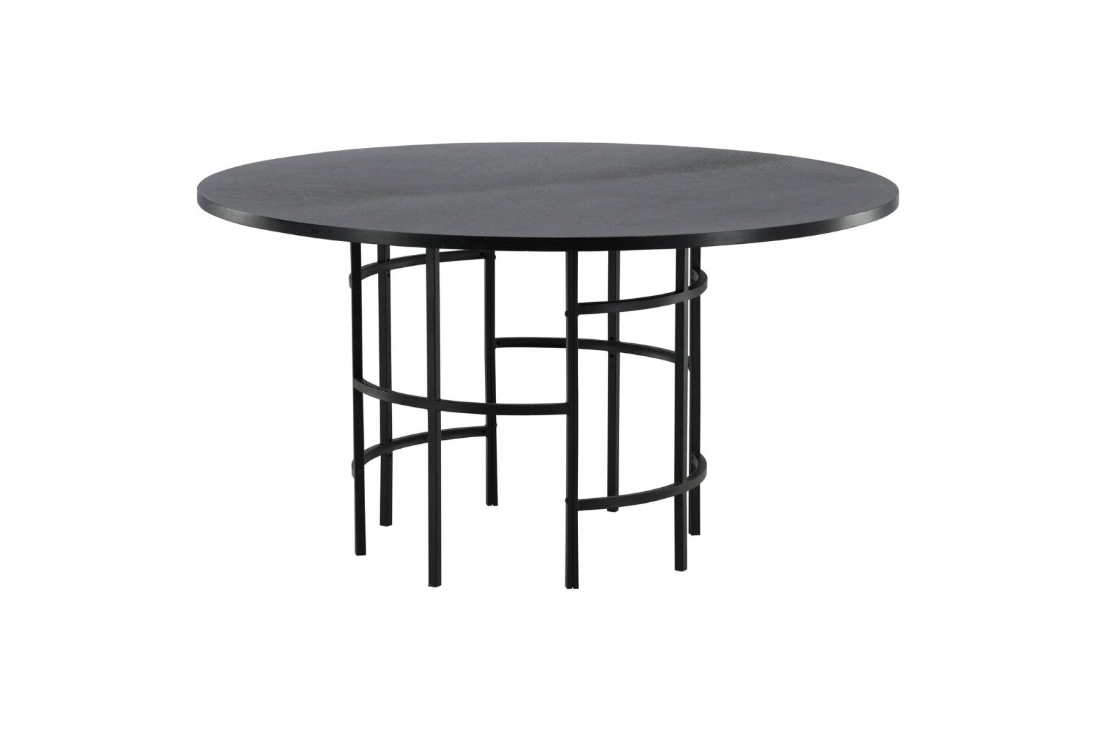 Furniture Fashion Copenhagen Matbord Ø140, Svart - Azalea Home