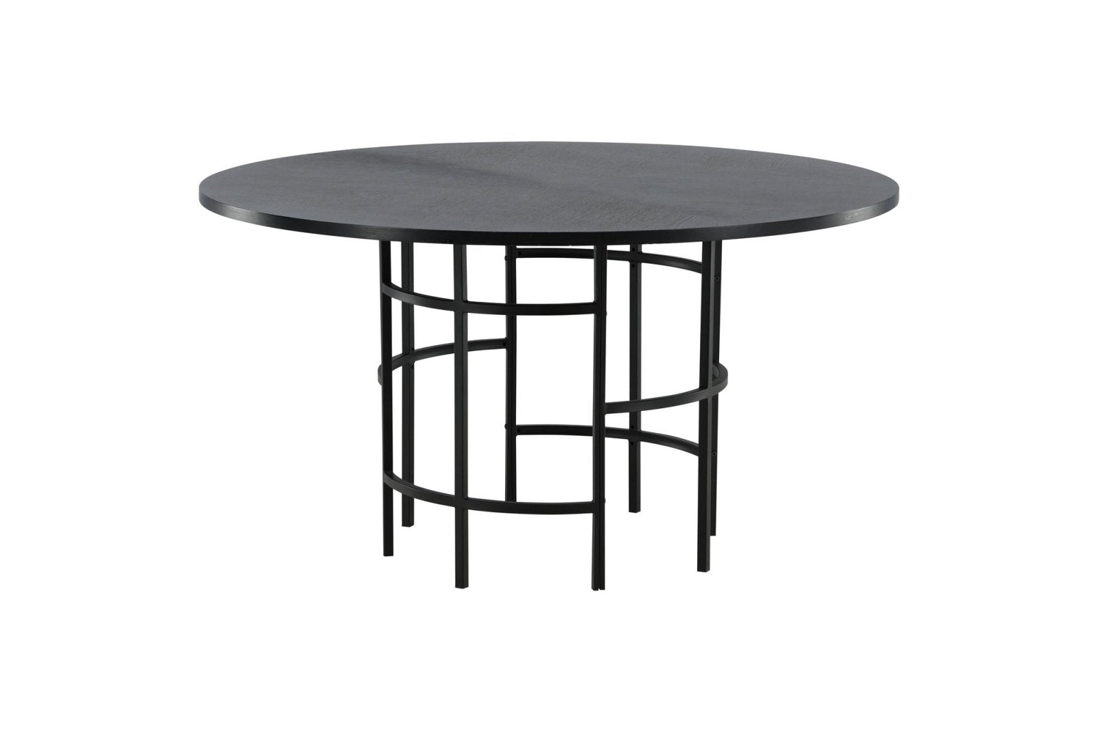 Furniture Fashion Copenhagen Matbord Ø140, Svart - Azalea Home