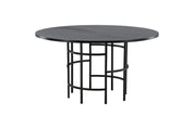 Furniture Fashion Copenhagen Matbord Ø140, Svart - Azalea Home