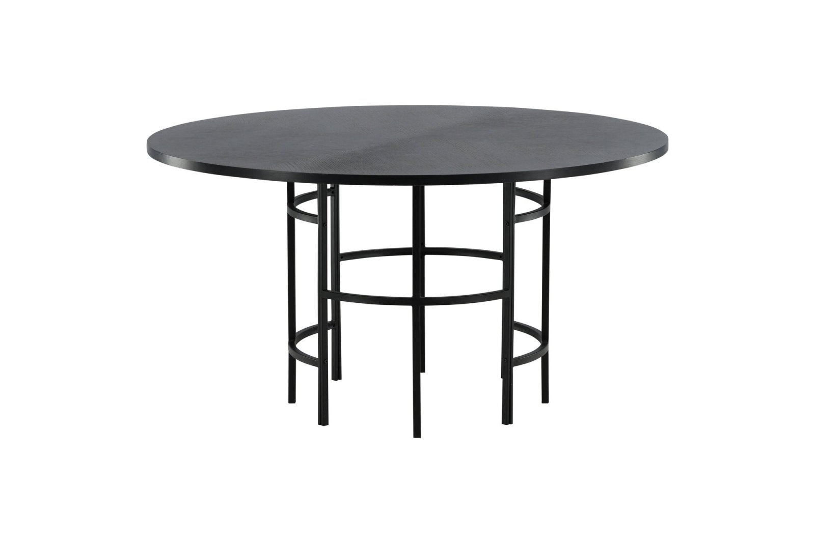Furniture Fashion Copenhagen Matbord Ø140, Svart - Azalea Home
