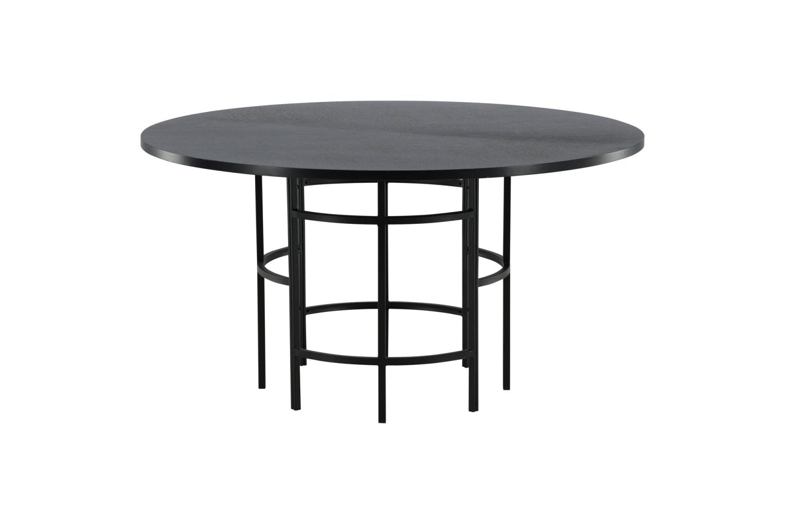 Furniture Fashion Copenhagen Matbord Ø140, Svart - Azalea Home