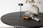 Furniture Fashion Copenhagen Matbord Ø140, Svart - Azalea Home