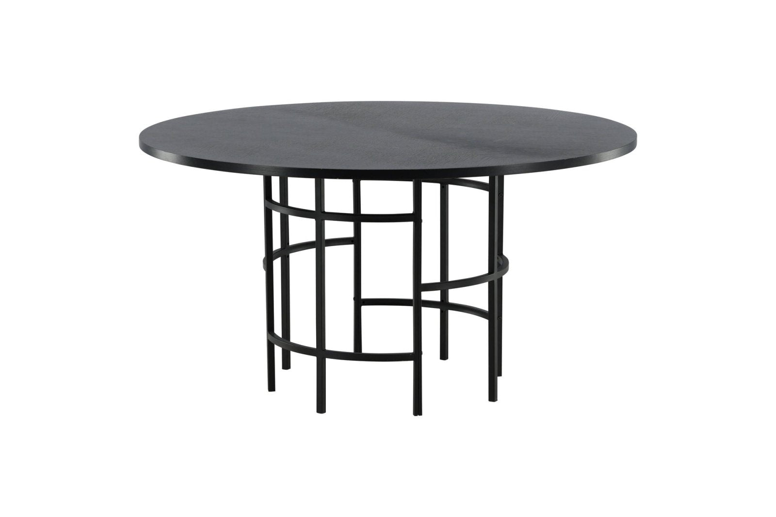 Furniture Fashion Copenhagen Matbord Ø140, Svart - Azalea Home